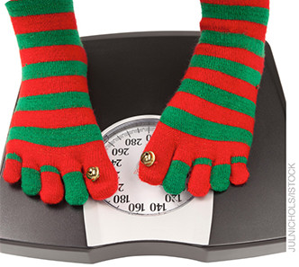 Scale with Holiday Socks