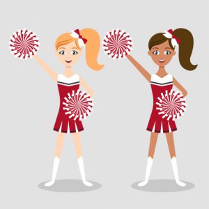 Two Cheerleaders