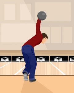 Man Bowling