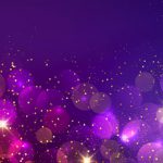 festive glitter effect on purple background