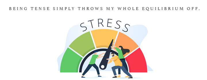 stress level reduced with problem and pressure solving