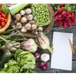 Vegetables with Paper